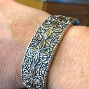 Brighton Silver Two Tone Bracelet